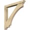 Ekena Millwork Imperial Traditional Rough Sawn Bracket w/ Offset Brace, Douglas Fir, 6"W x 46"D x 46"H BKT0604X46X46IMP01RDF - alternate 1